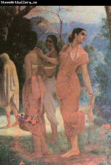 Raja Ravi Varma Ravi Varma Shakuntala, a character in the epic Mahabharata